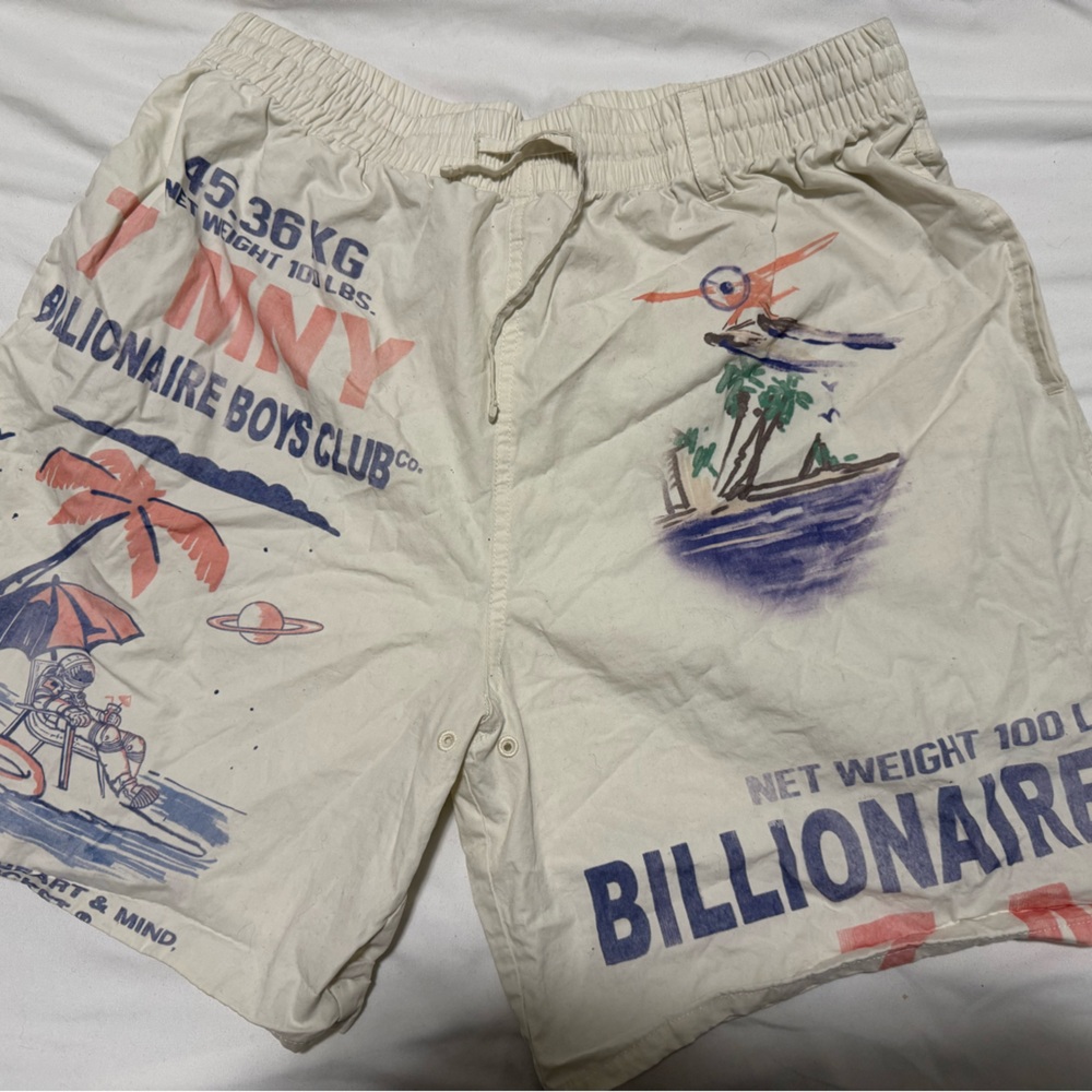 RARE* New Billionaire Boys Club Island
Print Bowling shorts